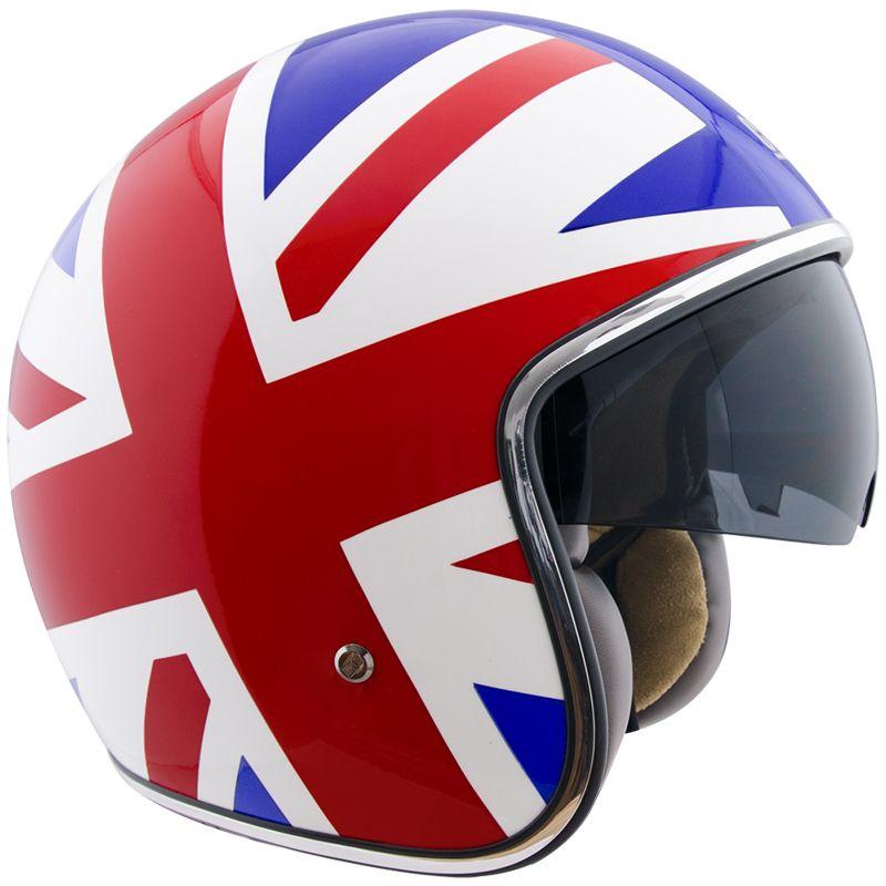 Casco Jet per Scooter Occhiale Interno CGM Trafalgar 133K Blu 