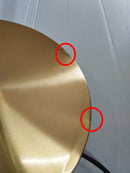 Piantana da Interno  E27+E14 in Metallo Ottone Satinato Seconda Scelta