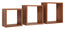 Set 3 Mensole da Parete Cubo in Fibra di Legno Incubo Ciliegio
