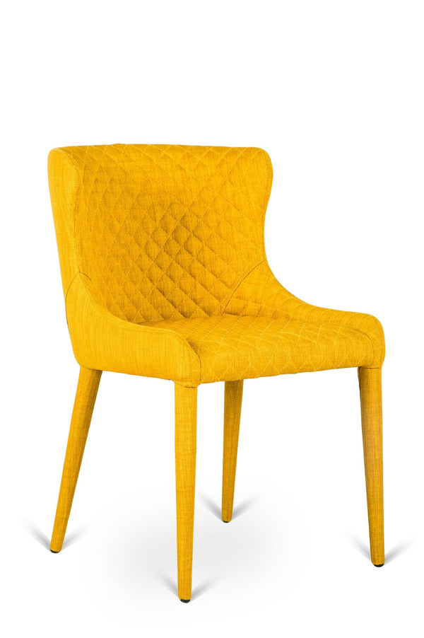Sedia 58x50,5xH83 cm in Tessuto Afrodite Giallo Delta sconto