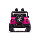 Macchina Elettrica per Bambini Fuoristrada Jeep Wrangler Rubicon 12V con Telecomando Rosa