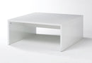 Tavolino Quadrato da Salotto in Melamina 81x81x36cm TFT  Boost Bianco