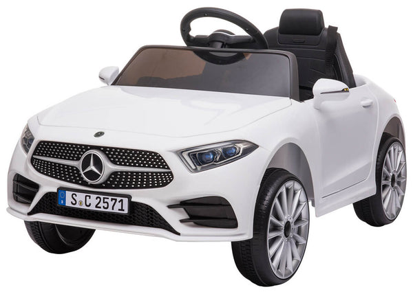 Macchina Elettrica per Bambini 12V con Licenza Mercedes CLS 350 AMG Bianca sconto