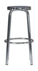 Sgabello Bar 50x80x32 cm in Alluminio e Acciaio-2