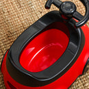 Vasino per Bambini 40x27,5x29,1 cm Macchina con Volante e Vaschetta Rimovibile Rosso