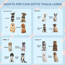Cuccia per Cani Taglia Media e Grande max 30 kg 84,2x98,2x82 cm in Polipropilene Blu