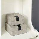 Mobile Dispensa 2 Cassetti e Ripiani 73x35x110 cm in MDF Bianco