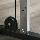 Stazione Fitness per Allenamento Totale 170x139x200 cm Power Tower in Acciaio Nero  