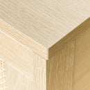 Comodino 1 Cassetto 1 Ripiano 40x40x48 cm in MDF color Legno