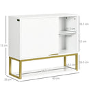Mobiletto da Bagno 60x20x51 cm in MDF Bianco