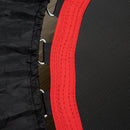 Mini Trampolino Fitness Ø102 cm Regolabile in Altezza Pieghevole con Manubrio Nero   