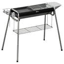 Barbecue a Carbone Carbonella 96x61x72 cm in Acciaio Nero