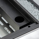 Piastra di Cottura a Gas GPL 48,5x46x21 cm da Tavolo con 2 Bruciatori da 6kW Nero