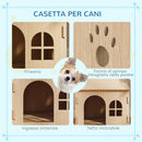 Cuccia per Cani da Interno 49,5x41x51 cm in Legno   