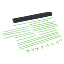 Serra Idroponica da Interno in Mylar con Prese d'Aria Regolabili 120x60x150 cm  