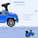 Auto Macchina Cavalcabile Fuoristrada per Bambini Clacson e Musica Blu 