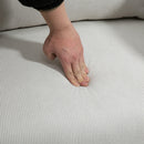 Poltroncina 73x74x82 cm in Velluto a Coste Grigio