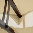 Tetto di Ricambio per Gazebo da Giardino a 2 Livelli 400x300 cm in Poliestere Anti UV Crema  