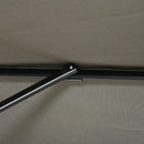 Ombrellone da Giardino 2.5x2.5 m con Rotazione 360° e Parasole Regolabile a Manovella Grigio Chiaro  