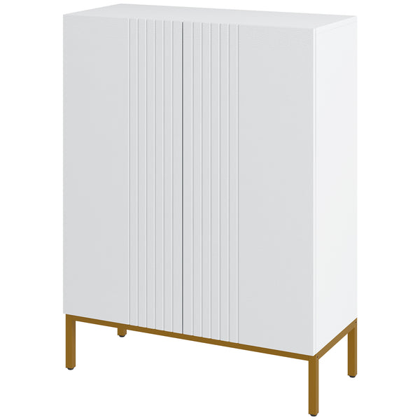 Mobile Scarpiera per 15-20 Paia di Scarpe 72x31,5x95 cm Ripiani Regolabili e Chiusura Ammortizzata Bianco online