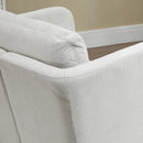 Poltroncina 73x74x82 cm in Velluto a Coste Grigio