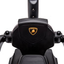 Auto Macchina Cavalcabile per Bambini Licenza Lamborghini Design 2 in 1 con Manubrio Passeggino Arancione e Nero