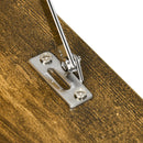 Scrivania Pieghevole con Ripiani 60x20x50 cm in Truciolato e MDF Marrone