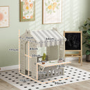 Casetta per Bambini da Interno in PP Crema   