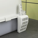 Lettiera per Gatti Chiusa 40,5x52x39 cm con Paletta Filtro e Vassoio Estraibile Grigio   