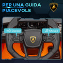 Macchina Elettrica per Bambini Licenza Lamborghini Revuelto 12V Guida Manuale e Telecomando Arancione 