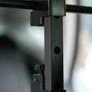 Griglia Divisoria per Auto 89-150x76-124 cm in Acciaio Nero