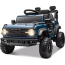Macchina Elettrica per Bambini 12V Licenza Ford Bronco Raptor con Telecomando Blu  