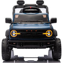 Macchina Elettrica per Bambini 12V Licenza Ford Bronco Raptor con Telecomando Blu  