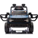 Macchina Elettrica per Bambini 12V Licenza Ford Bronco Raptor con Telecomando Blu  