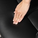 Sedia Operativa da Ufficio Reclinabile in Pelle PU Nero  