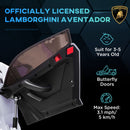 Macchina Elettrica per Bambini 12V con Licenza Lamborghini Aventador SVJ Roadster Bianco
