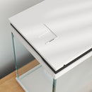 Acquario per Pesci Rossi 26L con Luci LED 38x26x38 cm Sistema di Filtraggio e Pompa d'Acqua Bianco   