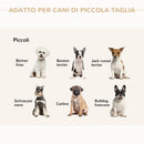 Cuccia Divanetto per Cani con Spazio Portaoggetti e Cuscino 76x45x43 cm Grigio Chiaro