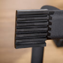 Set 2 Barre per Dip Parallele 36x25x20 cm Impugnatura Antiscivolo in Acciaio Nero 