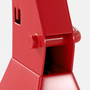 Set 2 Cavalletti Auto 6 Tonnellate di Capacità Altezza 38,5-60 cm Acciaio al Carbonio e Ghisa Rosso  