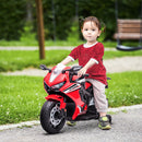 Moto Elettrica per Bambini con Licenza Honda CBR 1000RR 6V Velocità 3km/h Rosso  