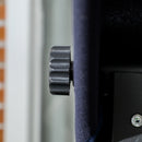 Dondolo da Giardino 3 Posti 198x118x168 cm Sedute Separate con Chaise Longue Blu Scuro   