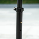 Monopattino Elettrico Pieghevole per Bambini Altezza Regolabile 75-80 cm Nero e Rosso  