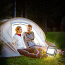 Faretto LED da Esterno IP65 35x20x32 cm da 6500k con Testa Girevole e Supporto Nero  