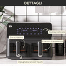 Friggitrice ad Aria 2 Cestelli Indipendenti 4 L Schermo LED Touch Nero   