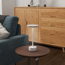 Lampada da Tavolo a LED Senza Filo Touch Ø13x28,5 cm Batteria Ricaricabile Argento