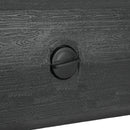 Base per Ombrellone da Giardino 3.5 m con Maniglie 49x49x36,5 cm in HDPE e Acciaio Nero