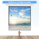 Telo per Proiettore 99"" Rapporto 1:1 189x7x182 cm Fissaggio a Muro e Soffitto per Casa e Ufficio Bianco