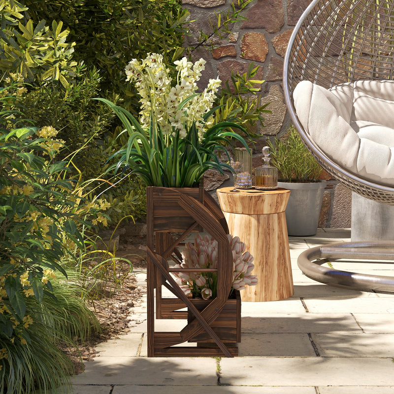 Fioriera Trenino Con Cassette Frutta Fioriera Da Esterno A Livelli