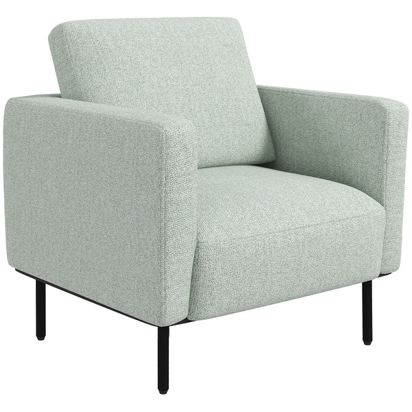 Poltrona 79x76x65 cm in Tessuto Effetto Lino Traspirante Grigio acquista